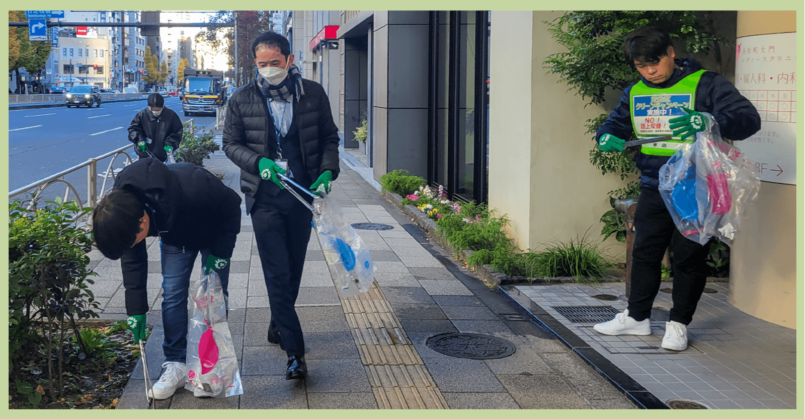 写真03: 芝地区クリーンキャンペーン