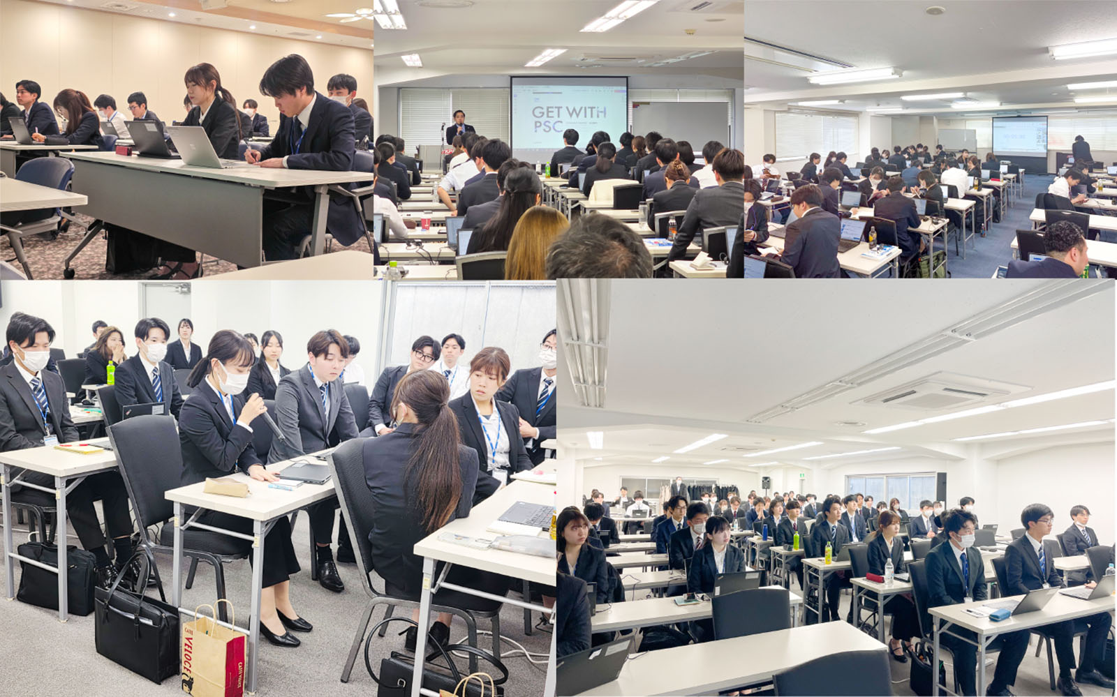 写真04: 新卒社員教育研修に密着！