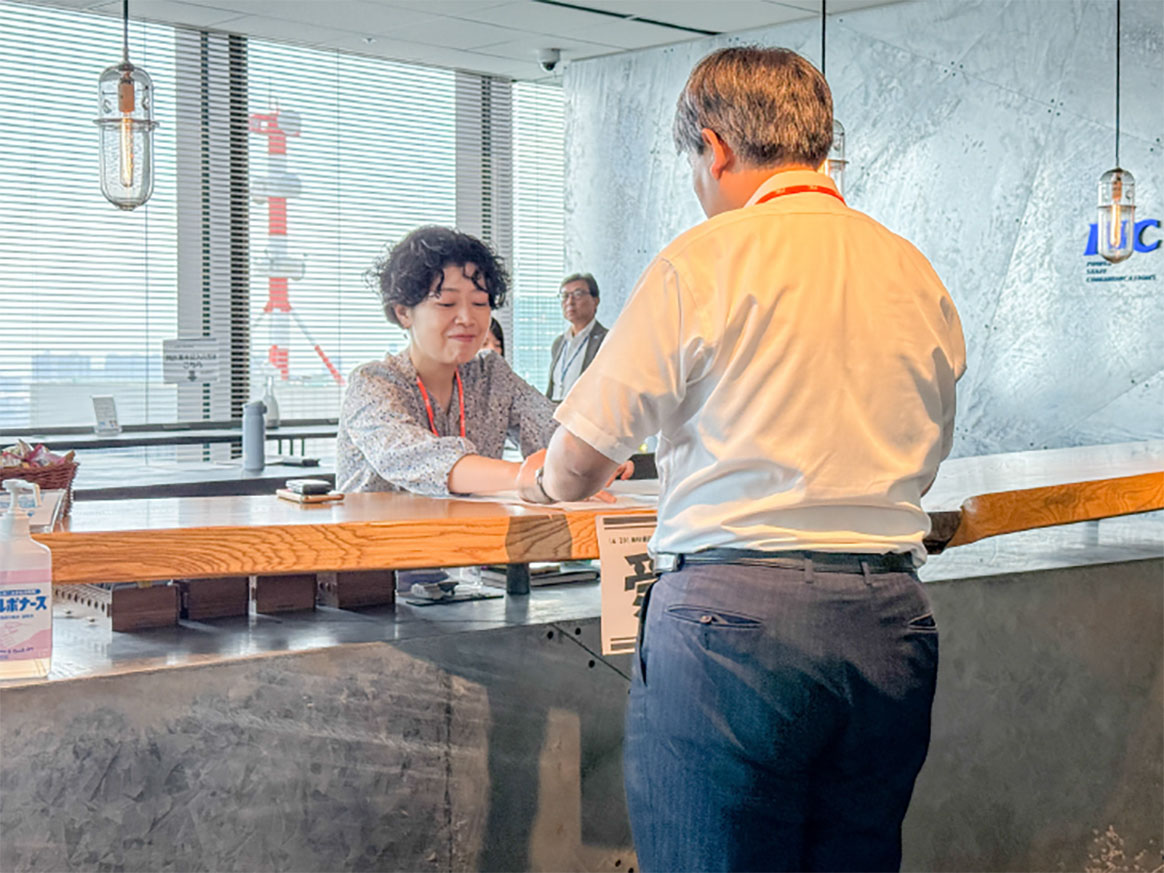 写真03: ピーエスシー東京本社で歯科検診を実施