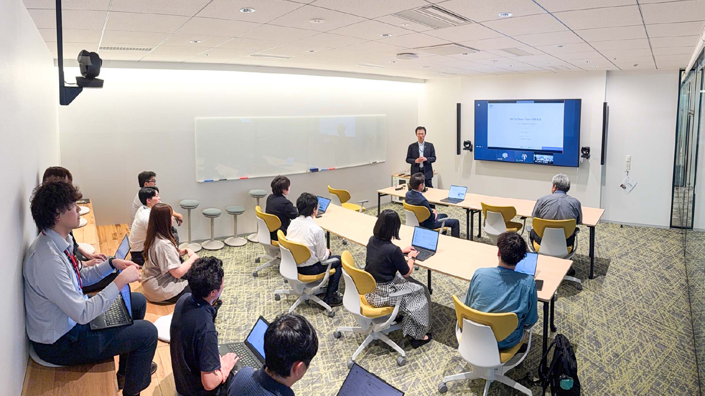 写真11: 31期上期 PM Excellenceチームキックオフを実施。